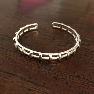 Stella & Dot Sterling Silver Cuff Bracelet